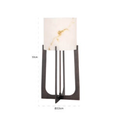 Tafellamp Loura klein (Bronze)