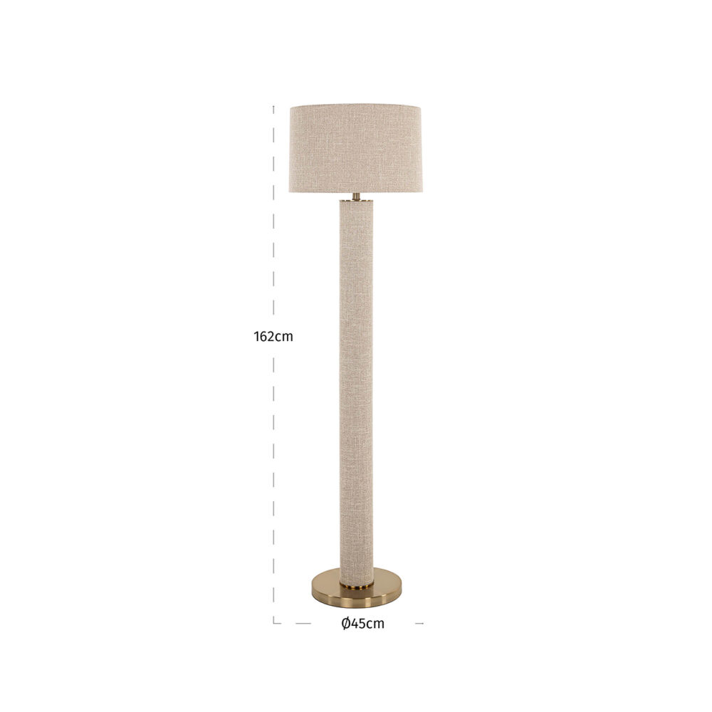 Vloerlamp Joline (Beige)