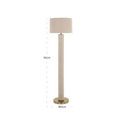 Vloerlamp Joline (Beige)