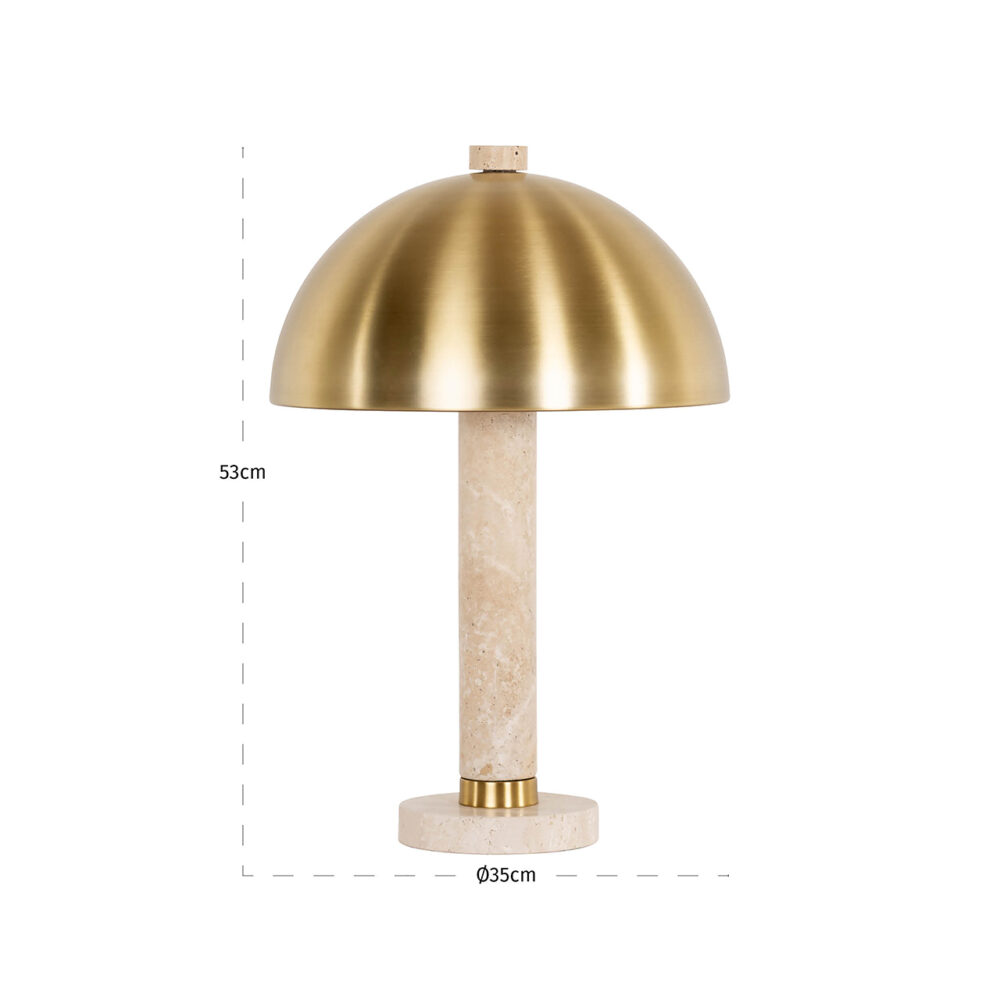Tafellamp Jara (Brushed Gold)