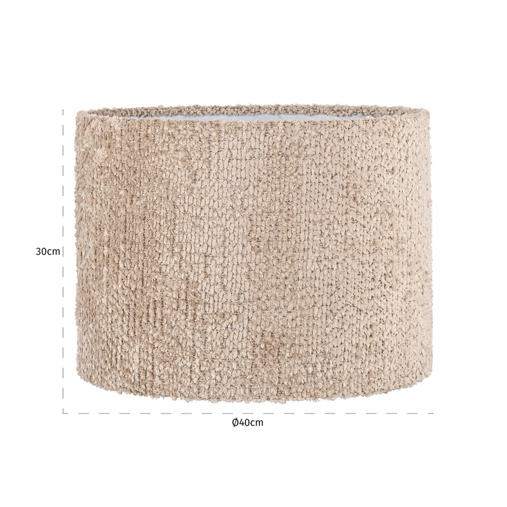 Lampenkap Emily 40Ø  lovely beige (Be Lovely 170 Beige)
