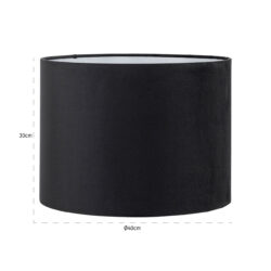 Lampenkap Jaylinn 40Ø zwart (Black)