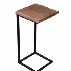 Laptoptafel Living Edge Small met bovenblad in boomstamvorm