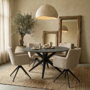 Eettafel HPL rond van Nijwie