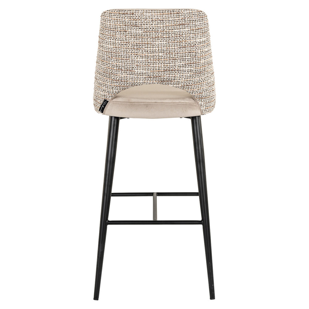 Barstoel Tabitha trendy nature / quartz khaki fire retardant (Be Trendy 01 Nature)