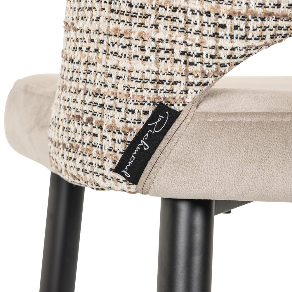 Barstoel Tabitha trendy nature / quartz khaki fire retardant (Be Trendy 01 Nature)