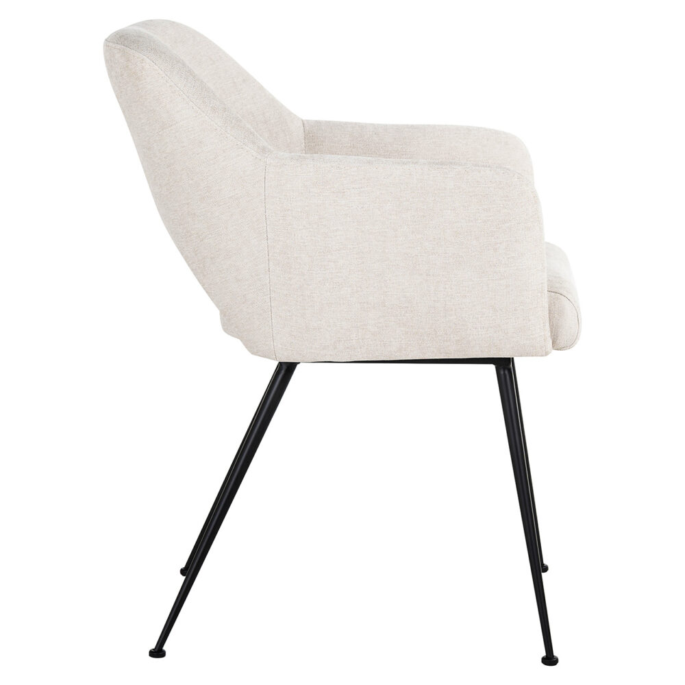 Stoel Jenthe nature giulia fire retardant (FR-Giulia 01 nature)