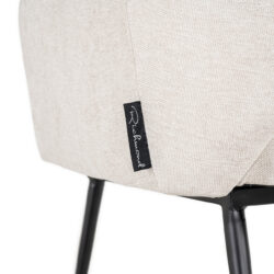 Stoel Jenthe nature giulia fire retardant (FR-Giulia 01 nature)