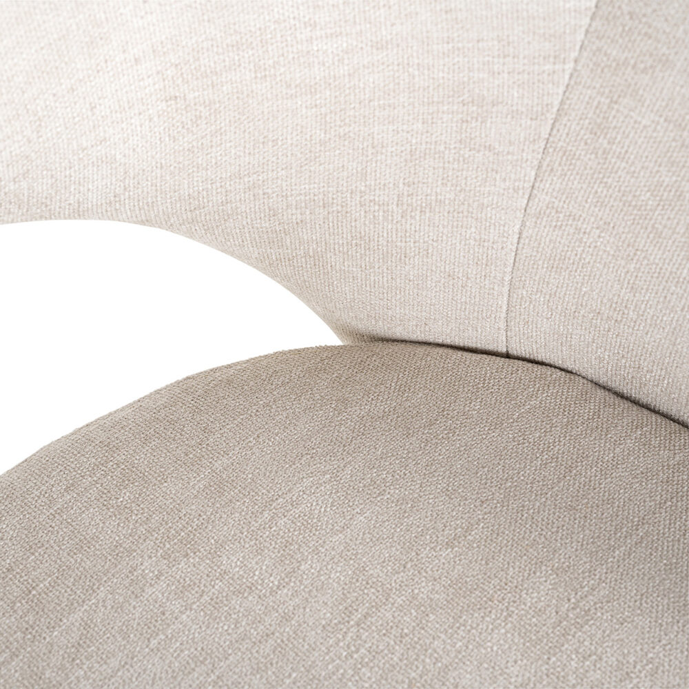 Stoel Jenthe nature giulia fire retardant (FR-Giulia 01 nature)
