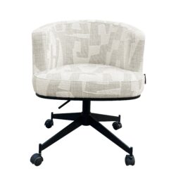 Draaistoel  Rochenne met wielen beige graffic (Beige graffic)