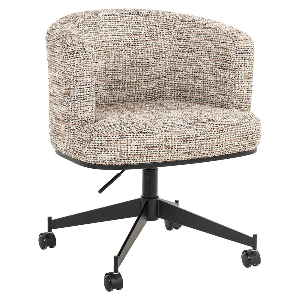 Draaistoel  Rochenne met wielen trendy nature (Be Trendy 01 Nature)