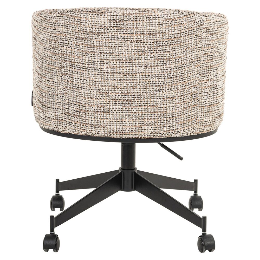 Draaistoel  Rochenne met wielen trendy nature (Be Trendy 01 Nature)