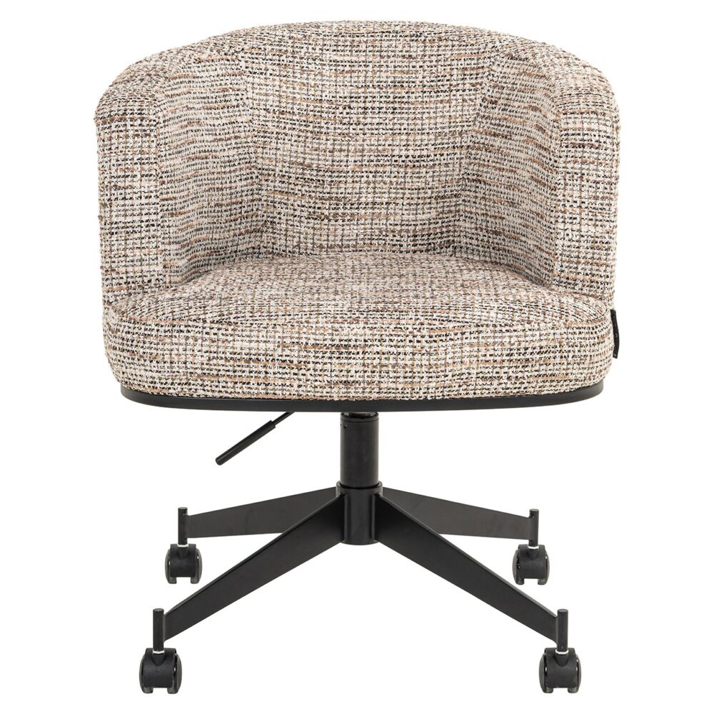 Draaistoel  Rochenne met wielen trendy nature (Be Trendy 01 Nature)