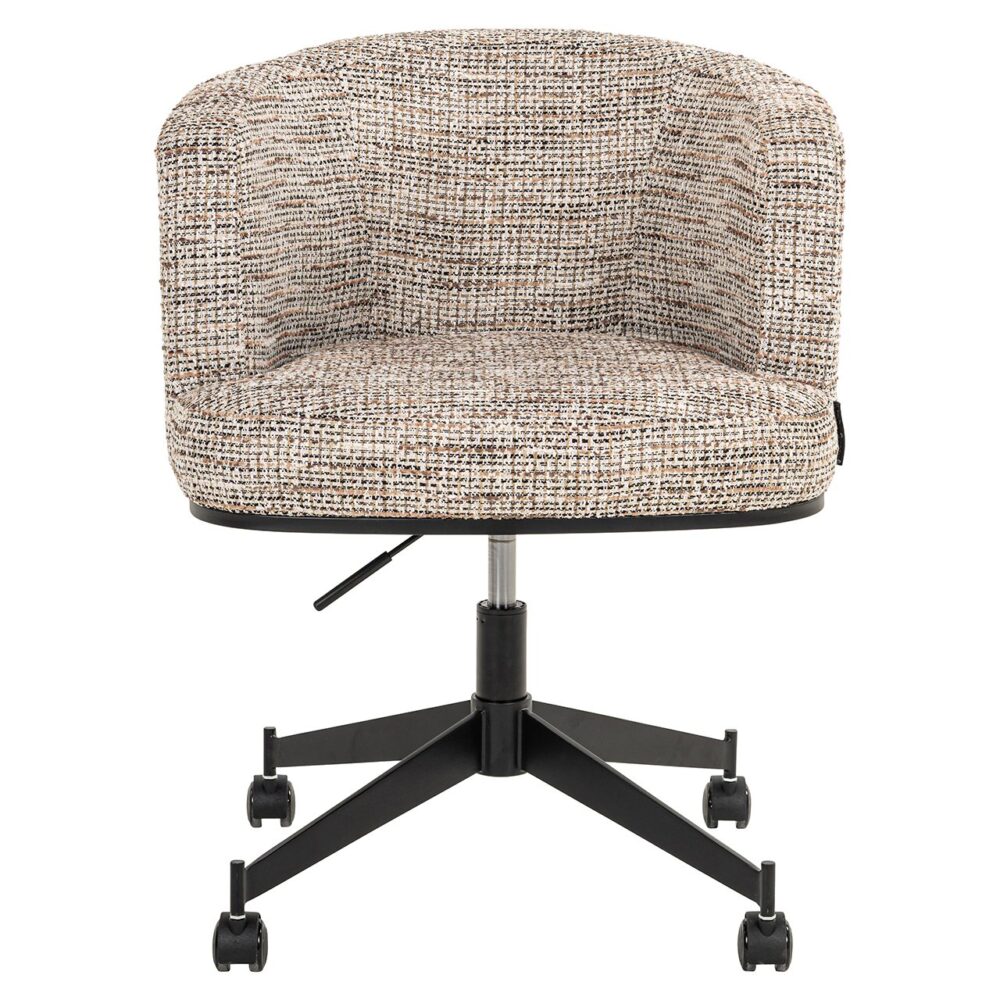 Draaistoel  Rochenne met wielen trendy nature (Be Trendy 01 Nature)