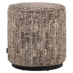 Poef Lexie 45Ø grey dalia (Dalia 45 Greige)