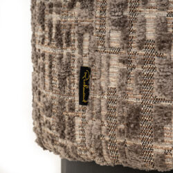 Poef Lexie 45Ø grey dalia (Dalia 45 Greige)