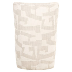 Stoel Lorain met wieltjes beige graffic (Beige graffic)