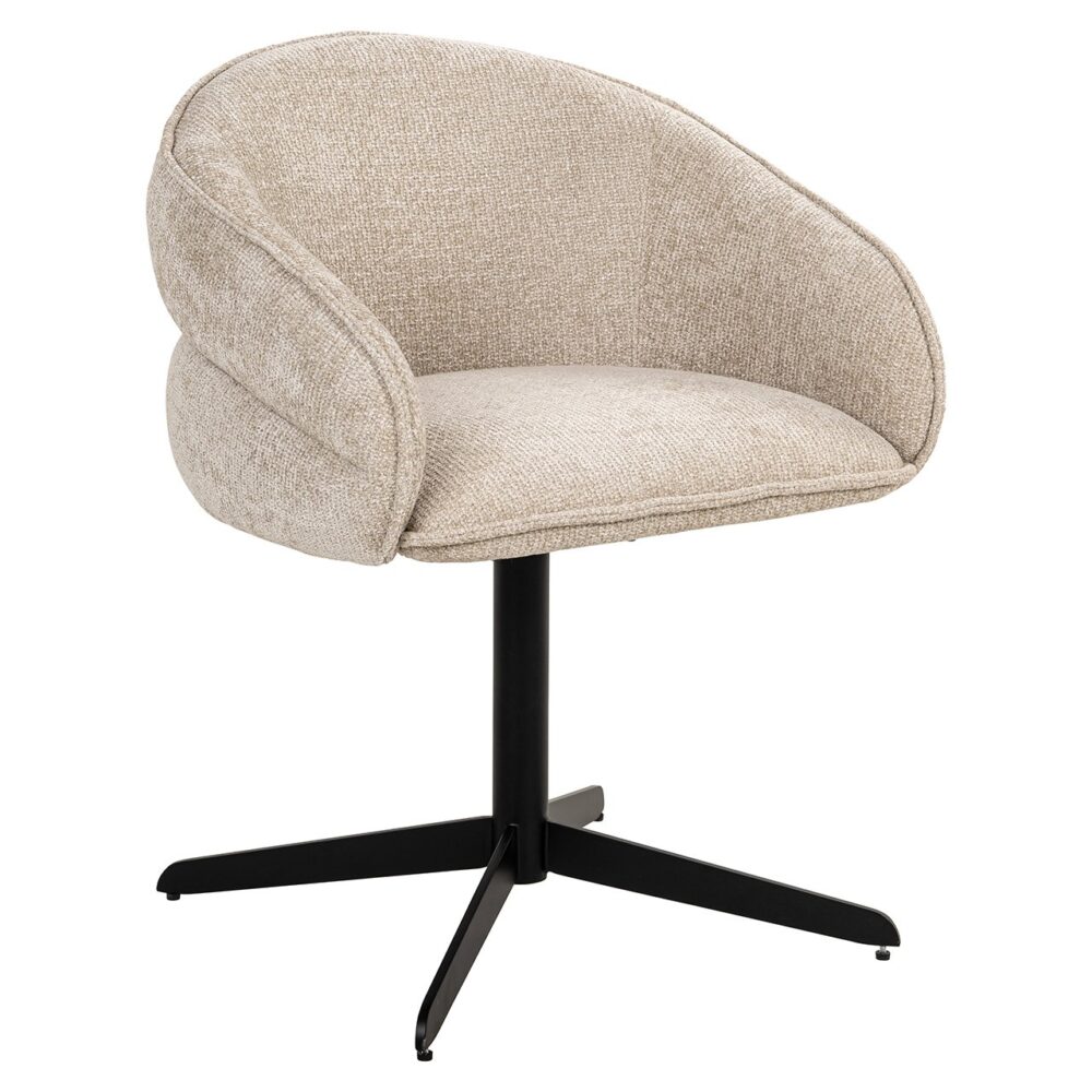 Draaifauteuil Angelina cream unicorn (Unicorn 11 cream)