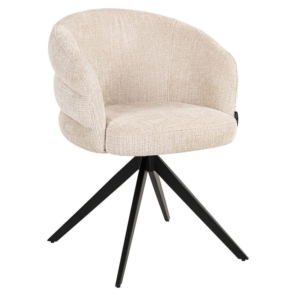 Draaistoel Serenity beige chenille (Niagara 902 beige Chenille)