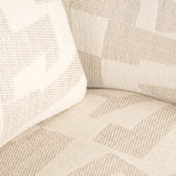 Lounge fauteuil Tuscany beige graffic (Beige graffic)