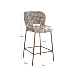 Counterstoel Odarby brown omara (Brown omara)