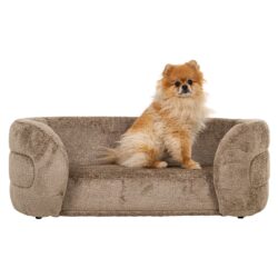 Huisdierenbed Bingo taupe chenille (Bergen 104 taupe chenille)
