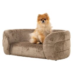 Huisdierenbed Bingo taupe chenille (Bergen 104 taupe chenille)