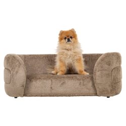 Huisdierenbed Bingo taupe chenille (Bergen 104 taupe chenille)