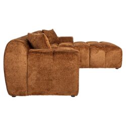 Sofa Cube 3-zits + lounge rechts (Be Lovely 603 Cinnamon)