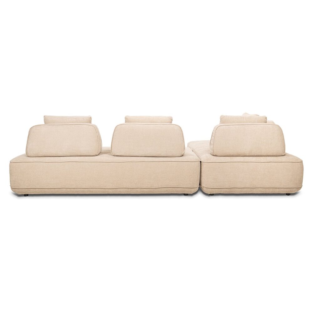 Bank Tudor met losse rugleuning sand olympus (Sand olympus)