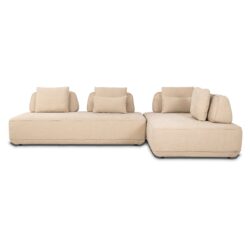 Bank Tudor met losse rugleuning sand olympus (Sand olympus)