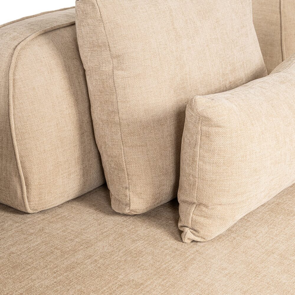 Bank Tudor met losse rugleuning sand olympus (Sand olympus)