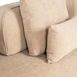 Bank Tudor met losse rugleuning sand olympus (Sand olympus)