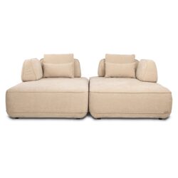 Bank Tudor met losse rugleuning sand olympus (Sand olympus)