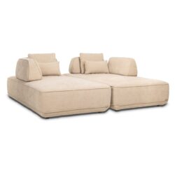 Bank Tudor met losse rugleuning sand olympus (Sand olympus)
