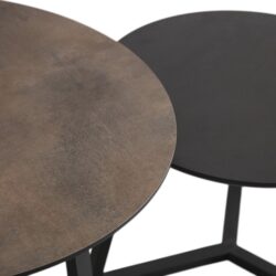 Salontafel cassio laminaat nijwie zwarte metalen poot kwaliteit