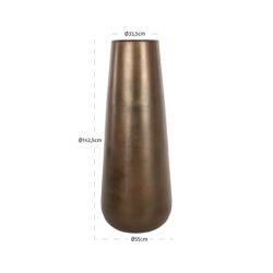 Vaas Kenza groot (Brass antique)