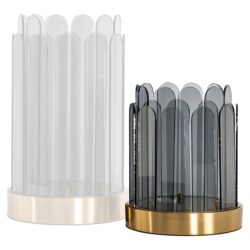 Windlicht Daisey klein (Smoke)