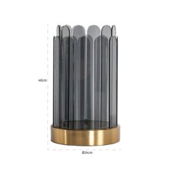 Windlicht Daisey groot (Smoke)