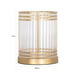 Windlicht Dyara klein (Gold)