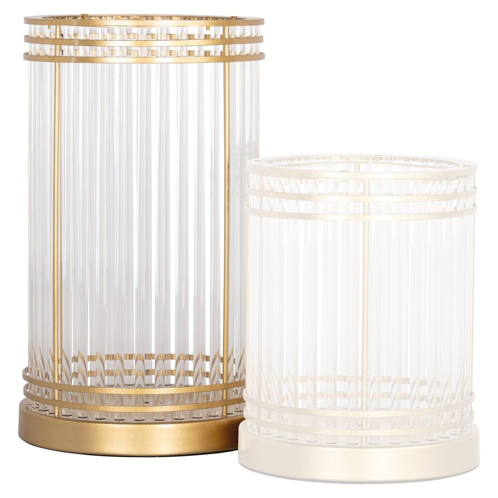 Windlicht Dyara groot (Gold)