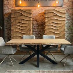 Eettafel boomstam Nando