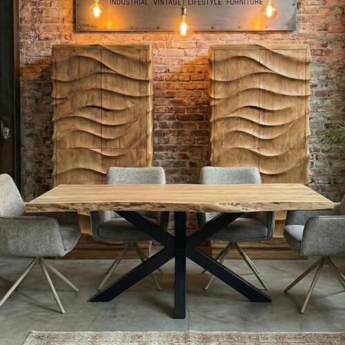 Eettafel boomstam Nando