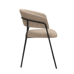 LABEL51 Eetkamerstoel Luuk - Clay - Elite - Black Frame