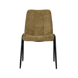 LABEL51 Eetkamerstoel Noor - Mustard - Elite - Black Frame