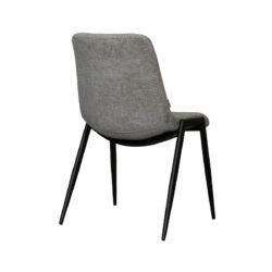 LABEL51 Eetkamerstoel Noor - Stone - Elite - Black Frame