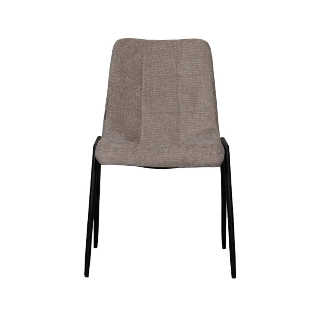 LABEL51 Eetkamerstoel Noor - Clay - Elite - Black Frame