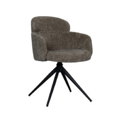 LABEL51 Eetkamerstoel Levi - Hunter - Elite - Black Frame