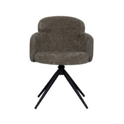 LABEL51 Eetkamerstoel Levi - Hunter - Elite - Black Frame