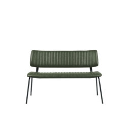 LABEL51 Eetkamerbank Gusto - Hunter - PU-Leder - 120 cm